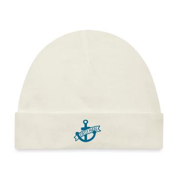 First Mate - Baby Premium Organic Mütze - Naturweiß - Vorne