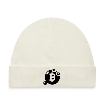 Crypto Bitcoin Trading - Baby Premium Organic Mütze - Naturweiß - Vorne