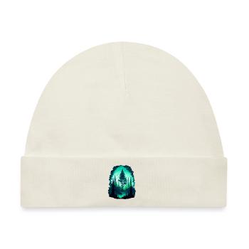 Magischer Wald - Baby Premium Organic Mütze - Naturweiß - Vorne