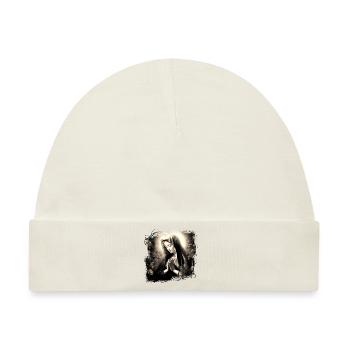 Heilige Maria Maria Madonna Mariana Jungfrau Maria Heilige - Baby Premium Organic Mütze - Naturweiß - Vorne