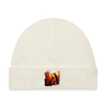 Heilige Maria Maria Madonna Mariana Jungfrau Maria Heilige - Baby Premium Organic Mütze - Naturweiß - Vorne