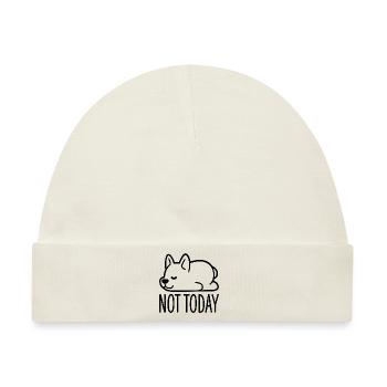 Not Today - Baby Premium Organic Mütze - Naturweiß - Vorne