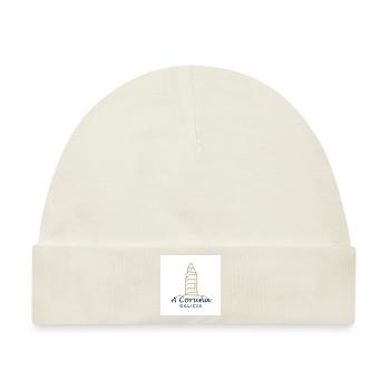 A Coruña - Baby Premium Organic Mütze - Naturweiß - Vorne