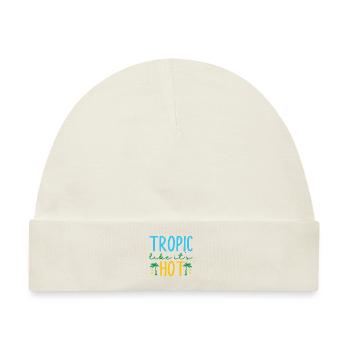 Tropic like it´s hot - Baby Premium Organic Mütze - Naturweiß - Vorne