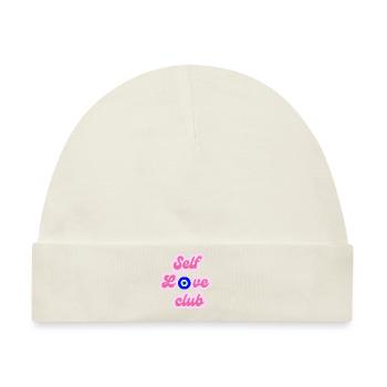 Selbstliebe-Club - Baby Premium Organic Mütze - Naturweiß - Vorne