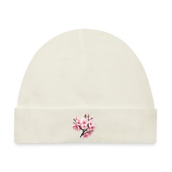 Kirschblüte - Baby Premium Organic Mütze - Naturweiß - Vorne