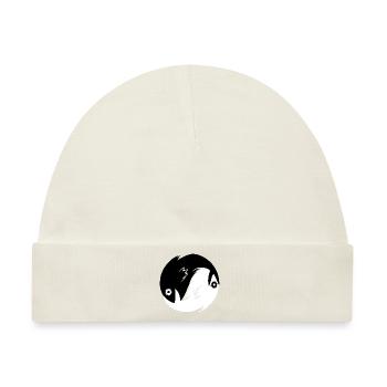 Ying-Yang Fische - Baby Premium Organic Mütze - Naturweiß - Vorne
