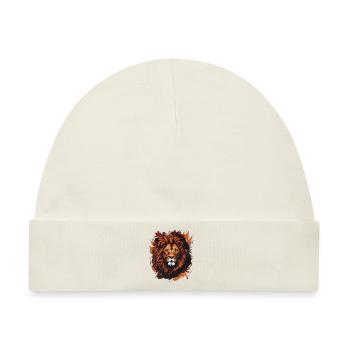 König Löwe - Baby Premium Organic Mütze - Naturweiß - Vorne