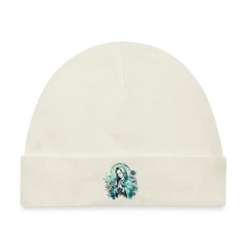 Heilige Maria Maria Madonna Mariana Jungfrau Maria Heilig - Baby Premium Organic Mütze - Naturweiß - Vorne