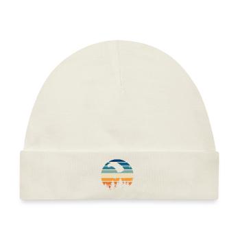 Retro-Fallschirm - Baby Premium Organic Mütze - Naturweiß - Vorne