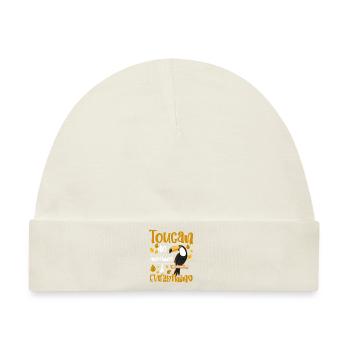 Vogel Papagei Südamerika - Baby Premium Organic Mütze - Naturweiß - Vorne