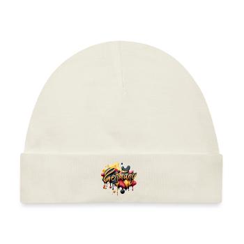 Germany-Style - Baby Premium Organic Mütze - Naturweiß - Vorne
