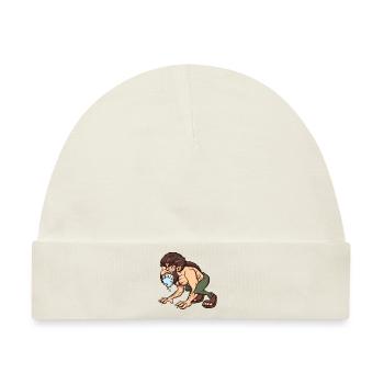 Sabbernder Werwolf - Baby Premium Organic Mütze - Naturweiß - Vorne