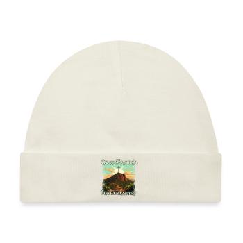 Cross Mountain in Fredericksburg, Texas - Baby Premium Organic Mütze - Naturweiß - Vorne