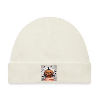 happy halloween - Baby Premium Organic Mütze - Naturweiß - Vorne