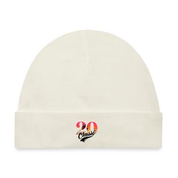 Jahrgang 1920-20-jähriges Jubiläum - Baby Premium Organic Mütze - Naturweiß - Vorne
