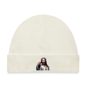Jesus Christus, der Herr, der Sünden vergibt - Baby Premium Organic Mütze - Naturweiß - Vorne