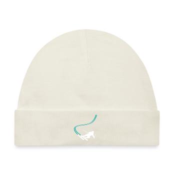 Skifahrer Ski Energy Winter Sport - Baby Premium Organic Mütze - Naturweiß - Vorne