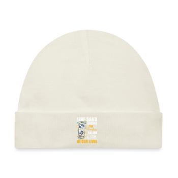 Sanduhr Sand - Baby Premium Organic Mütze - Naturweiß - Vorne
