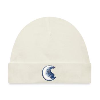 Mond - Baby Premium Organic Mütze - Naturweiß - Vorne