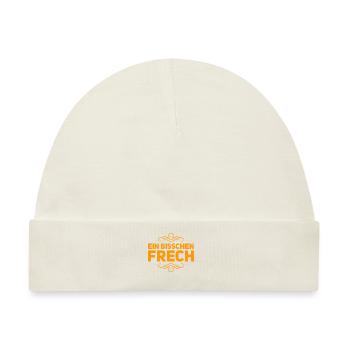 ein bisschen frech - Baby Premium Organic Mütze - Naturweiß - Vorne