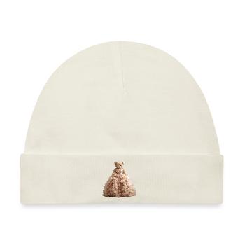 Teddybär im Brautkleid - Baby Premium Organic Mütze - Naturweiß - Vorne