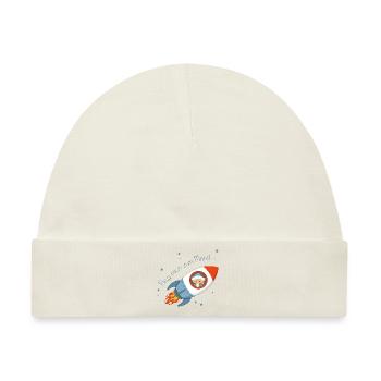 Unser Sandmännchen - Flieg mich zum Mond - Baby Premium Organic Mütze - Naturweiß - Vorne
