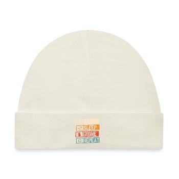 Wichtel Gartenzwerg Zipfelmütze - Baby Premium Organic Mütze - Naturweiß - Vorne