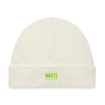 hör auf - Baby Premium Organic Mütze - Naturweiß - Vorne