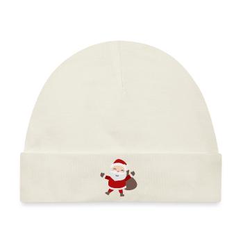 Weihnachtsmann - Baby Premium Organic Mütze - Naturweiß - Vorne