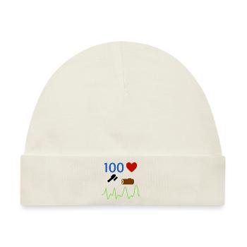 Holzfäller-Ranger - Baby Premium Organic Mütze - Naturweiß - Vorne
