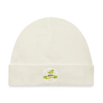 Bonsaibaum Gärtner Japanisch Pflanze - Baby Premium Organic Mütze - Naturweiß - Vorne