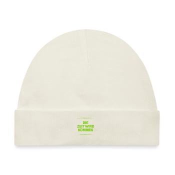 ich habe Geduld - Baby Premium Organic Mütze - Naturweiß - Vorne