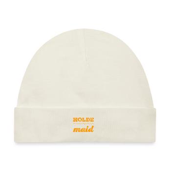 vor dir steht eine holde Maid - Baby Premium Organic Mütze - Naturweiß - Vorne