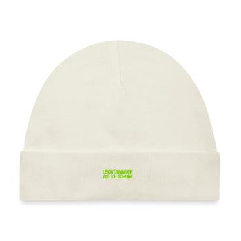 den Preis bezahlen - Baby Premium Organic Mütze - Naturweiß - Vorne