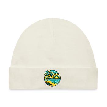 tropical paradise - Baby Premium Organic Mütze - Naturweiß - Vorne