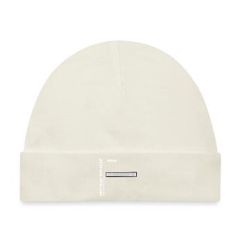 Flugplatz EDHE Design mit Namen und Koordinaten - Baby Premium Organic Mütze - Naturweiß - Vorne