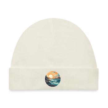 Felsstrand - Baby Premium Organic Mütze - Naturweiß - Vorne
