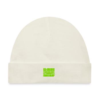 was mögen Feuerschlucker? - Baby Premium Organic Mütze - Naturweiß - Vorne