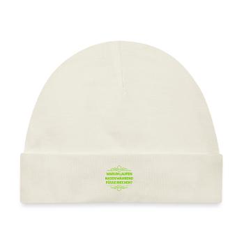 Füße vs Nasen - Baby Premium Organic Mütze - Naturweiß - Vorne