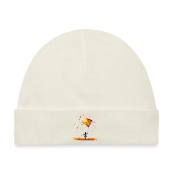 Im Herbst steigen wieder die Drachen - Baby Premium Organic Mütze - Naturweiß - Vorne