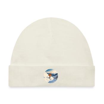 Alpiner Nervenkitzel - Baby Premium Organic Mütze - Naturweiß - Vorne