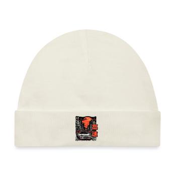JDM Lancer Evo Vintage Straßenrennen - Baby Premium Organic Mütze - Naturweiß - Vorne