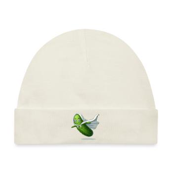 Fliegende Gurke - Baby Premium Organic Mütze - Naturweiß - Vorne