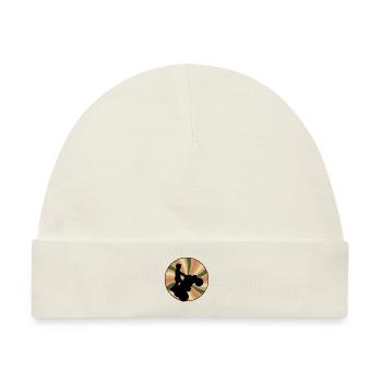 Stuntman Quad - Baby Premium Organic Mütze - Naturweiß - Vorne