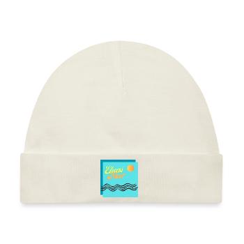 Etwas Meer, Vitamin Sea - Baby Premium Organic Mütze - Naturweiß - Vorne