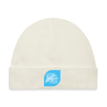 Aerospace Engineering Flugzeug Luftfahrt - Baby Premium Organic Mütze - Naturweiß - Vorne