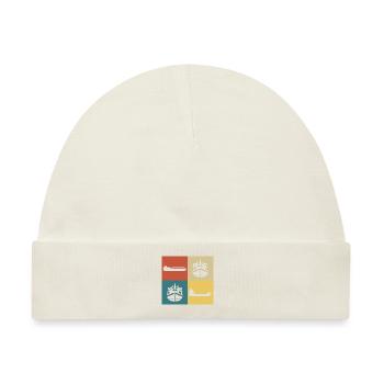 Retro-Vintage-Hausboot - Baby Premium Organic Mütze - Naturweiß - Vorne
