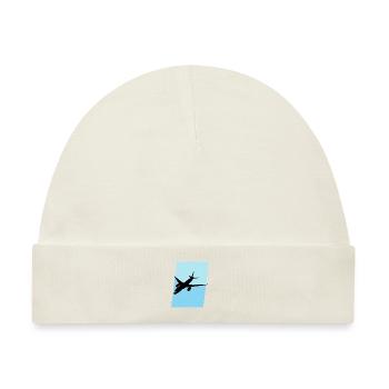 Aerospace Engineering Fliegen Aerospace - Baby Premium Organic Mütze - Naturweiß - Vorne