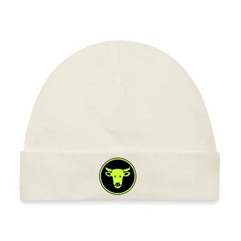 cow rind - Baby Premium Organic Mütze - Naturweiß - Vorne
